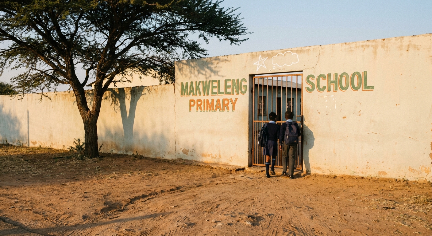 Makweleng Primary School front gate