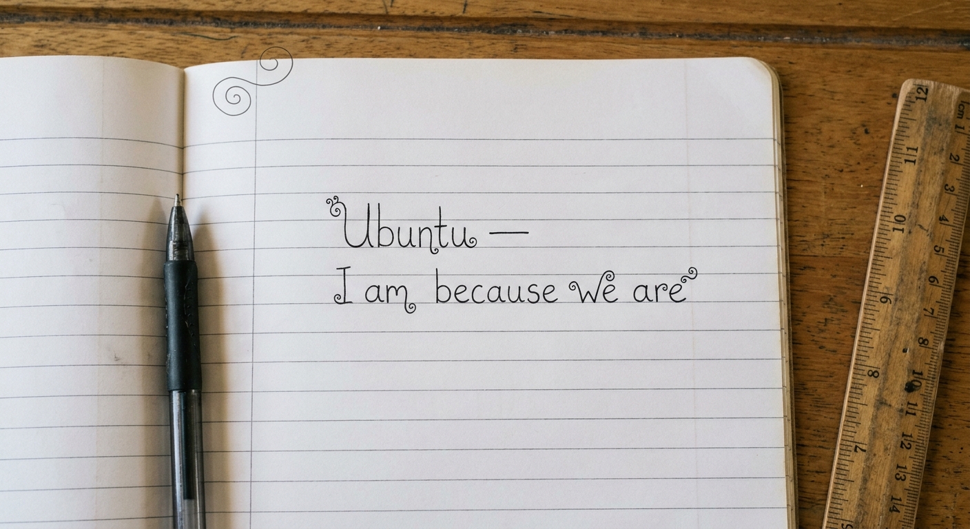 Setswana praise poetry handwriting